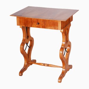 Small Biedermeier Side Table in Ash, 1830s-WHY-1768435