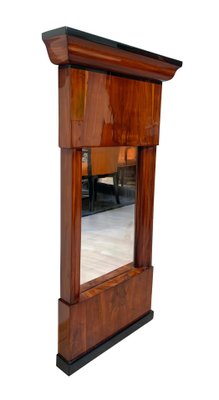 Small Biedermeier Wall Mirror, Cherry Veneer, South Germany, circa 1820-NNB-919096