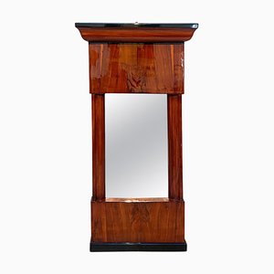 Small Biedermeier Wall Mirror, Cherry Veneer, South Germany, circa 1820-NNB-919096