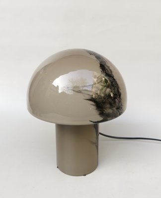 Small Black-Orange Mushroom Luminaire Table Lamp from Peill & Putzler, 1970s-EY-1251730