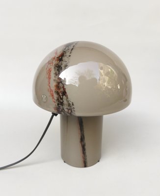 Small Black-Orange Mushroom Luminaire Table Lamp from Peill & Putzler, 1970s-EY-1251730