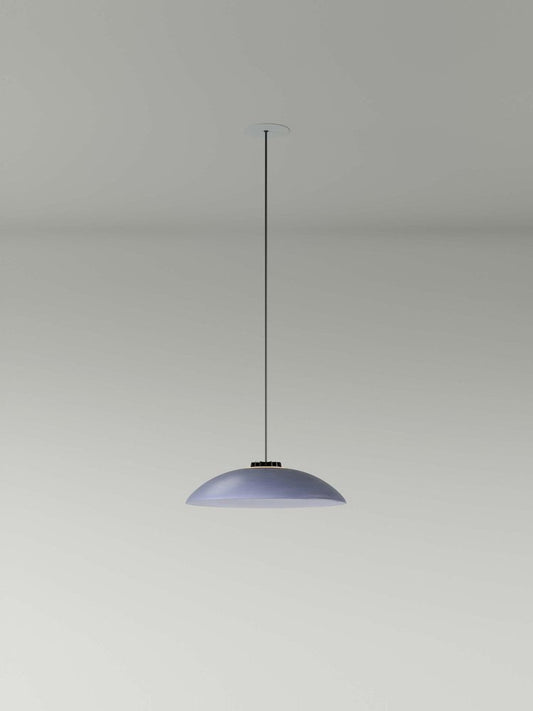 Small Blue Headhat Plate Pendant Lamp by Santa & Cole