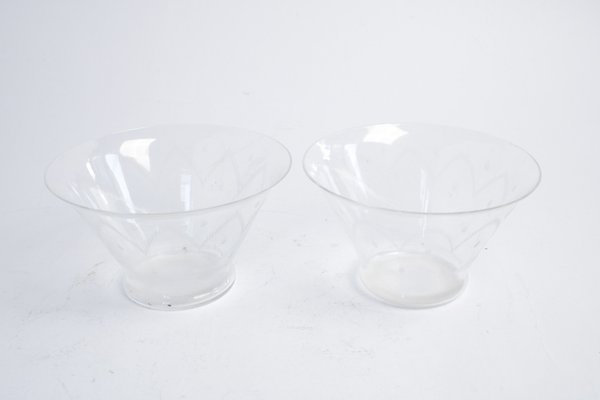 Small Bowls by Edward Hald for Orrefors, Set of 2-HYQ-1812632