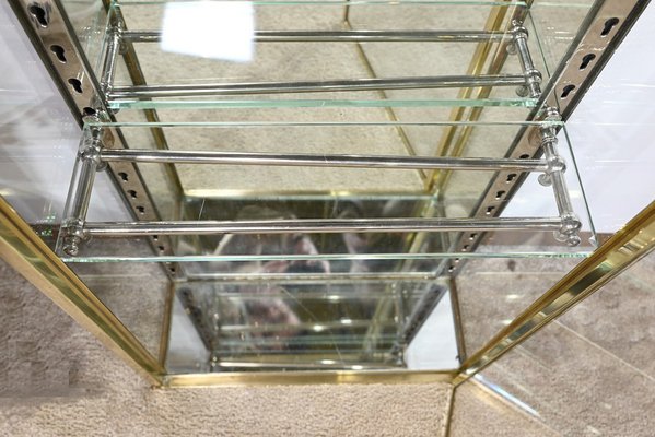 Small Brass Display Case, 1930s-RVK-1806949