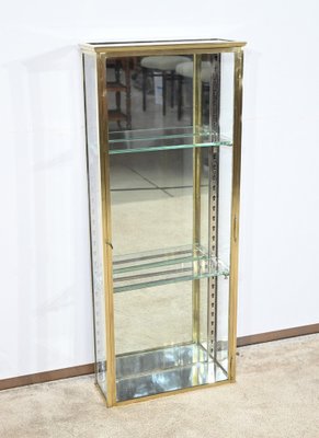 Small Brass Display Case, 1930s-RVK-1806949