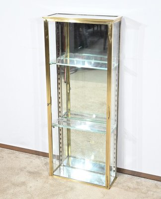 Small Brass Display Case, 1930s-RVK-1806949