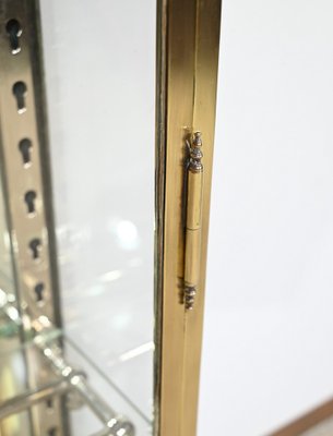 Small Brass Display Case, 1930s-RVK-1806949