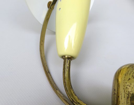 Small Brass Table Lights from Hersteller Homeshade Company Ltd, 1950s, Set of 2-EY-1763371