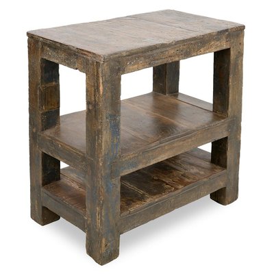 Small Brown Wood Table-NQ-1815785