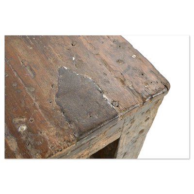 Small Brown Wood Table-NQ-1815785