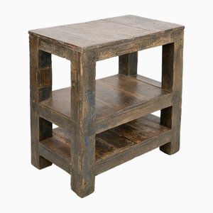 Small Brown Wood Table-NQ-1815785