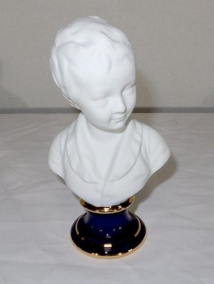 Small Bust of Alexandre Brongniart in Biscuit Porcelain in the style of J.A. Houdon-RVK-1153847