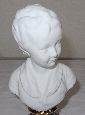 Small Bust of Alexandre Brongniart in Biscuit Porcelain in the style of J.A. Houdon-RVK-1153847