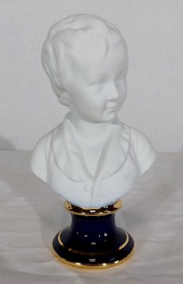 Small Bust of Alexandre Brongniart in Biscuit Porcelain in the style of J.A. Houdon-RVK-1153847