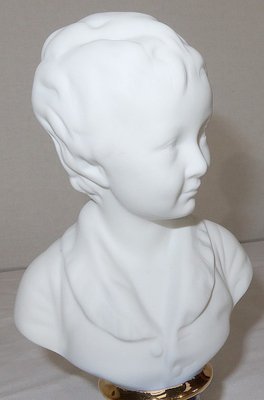 Small Bust of Alexandre Brongniart in Biscuit Porcelain in the style of J.A. Houdon-RVK-1153847