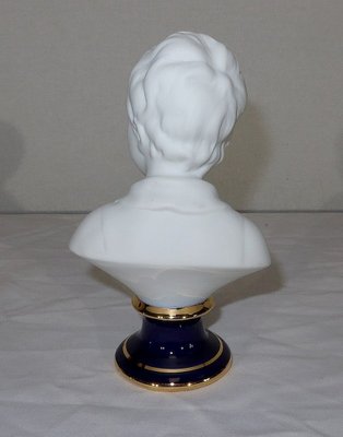 Small Bust of Alexandre Brongniart in Biscuit Porcelain in the style of J.A. Houdon-RVK-1153847