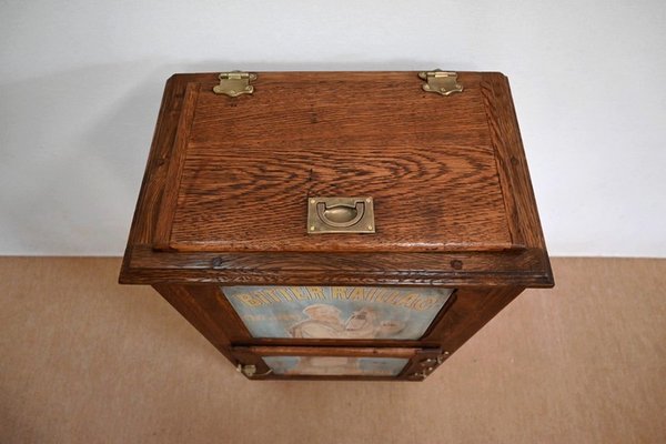 Small Cabinet in Oak, 1940s-RVK-1394757