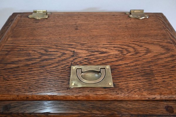 Small Cabinet in Oak, 1940s-RVK-1394757