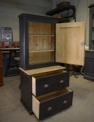 Small Cabinet with 2 Drawers in Fir, 1960s-NEN-2041958