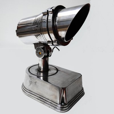 Small Cast Aluminum & Iron Projector Table Lamp-PSG-1315514