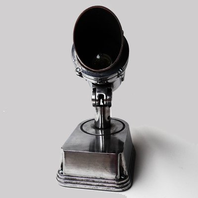 Small Cast Aluminum & Iron Projector Table Lamp-PSG-1315514