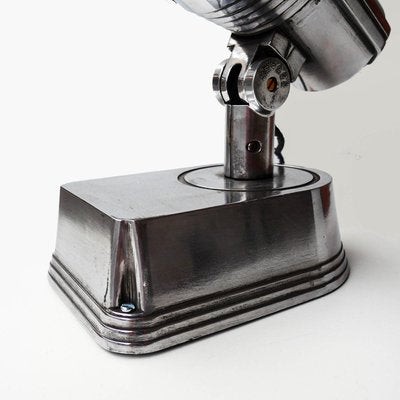 Small Cast Aluminum & Iron Projector Table Lamp-PSG-1315514