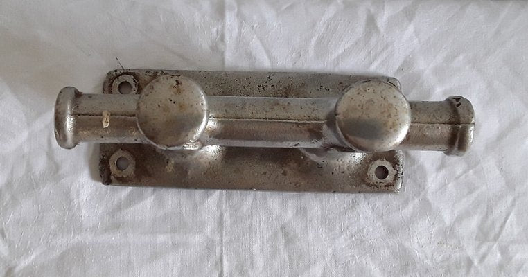 Small Cast Iron Coat Hook Bar in the Form of a Clamp, 1970s-HOI-1293315