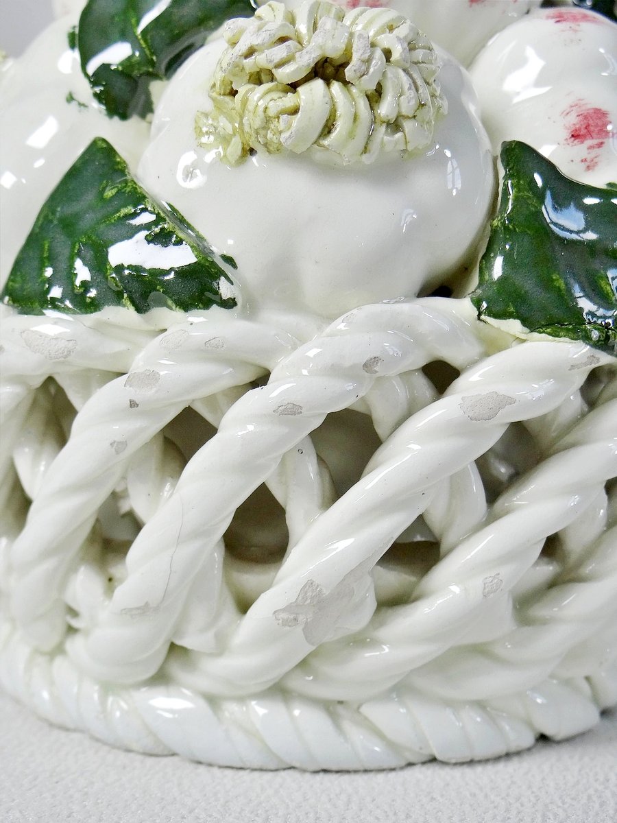 Small Centerpiece Basket of Vegetables Garlic