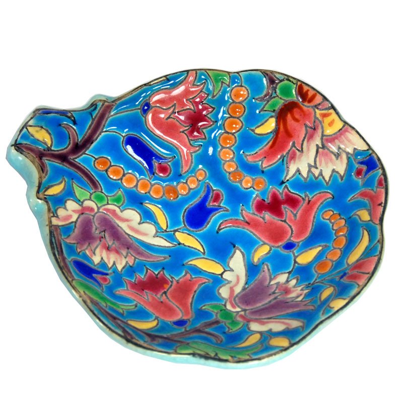 Small Ceramic Dish from Faïenceries Et Emaux De Longwy, 1930s