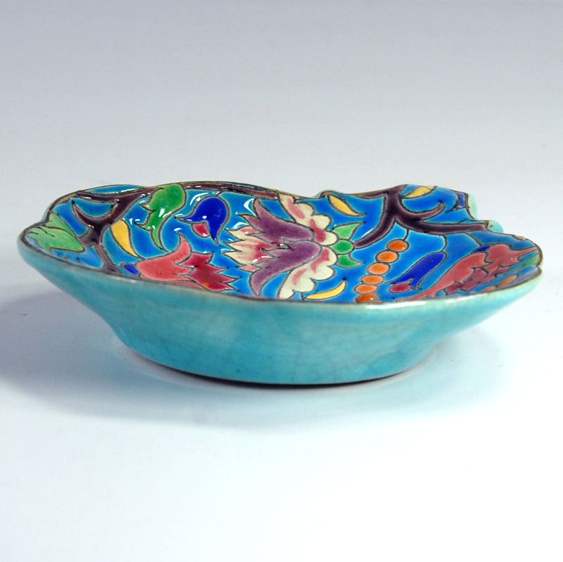 Small Ceramic Dish from Faïenceries Et Emaux De Longwy, 1930s