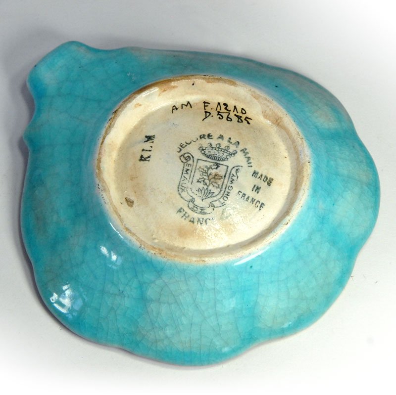 Small Ceramic Dish from Faïenceries Et Emaux De Longwy, 1930s