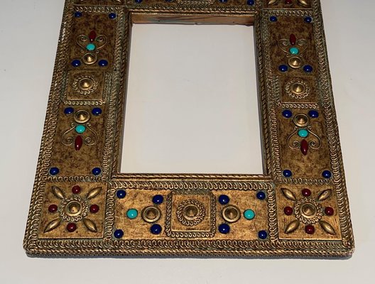 Small Ceramic Frame with Fine Stone Inlay, France, 1970-BA-1705388