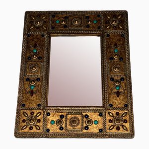 Small Ceramic Frame with Fine Stone Inlay, France, 1970-BA-1705388