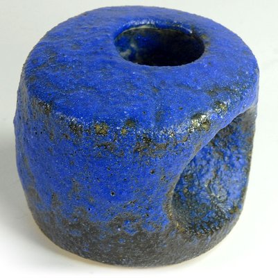 Small Ceramic Ives Klein Blue Vase from Silberdistel, 1960s.-GIW-1823789