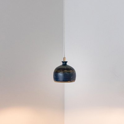 Small Ceramic Pendant Light, Denmark, 1970s-VDW-1754771