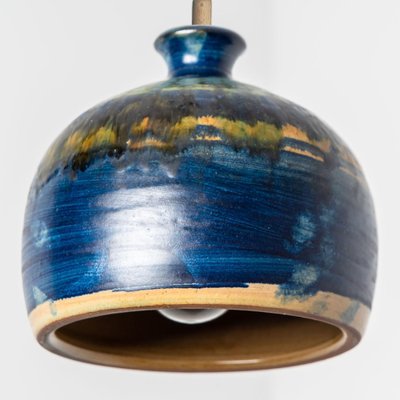 Small Ceramic Pendant Light, Denmark, 1970s-VDW-1754771