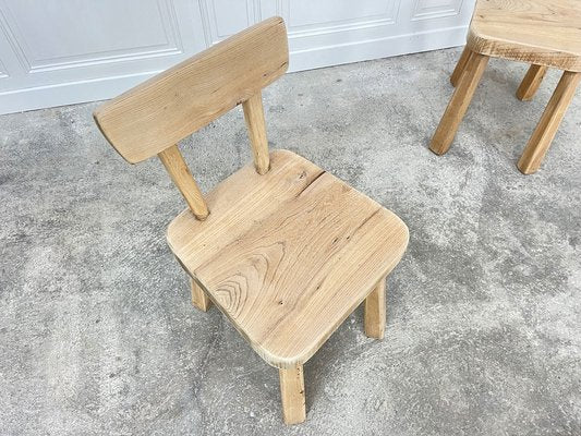 Small Chairs in Elm, 1970s, Set of 2-PB-1798848