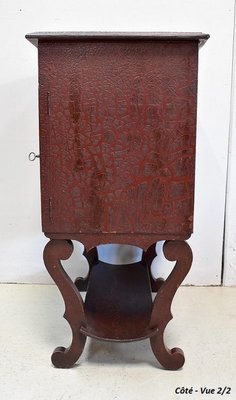 Small Chest of Drawers in Pine and Cracked Varnish, 1920s-RVK-1438366