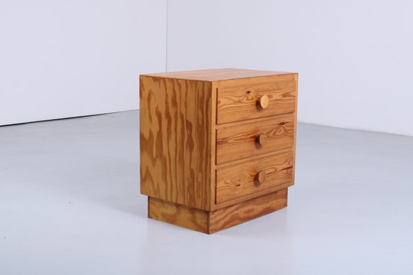 Small Chest of Drawers in Pinewood, 1970s-XT-2033723