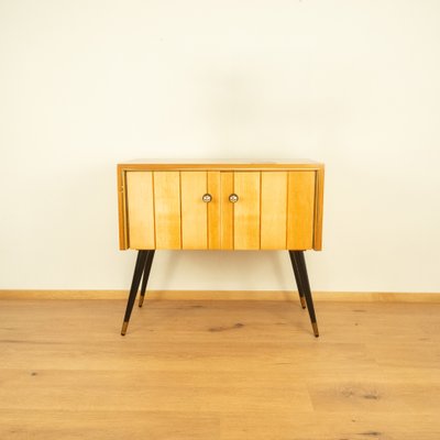 Small Chest of Drawers with Vertical Decorative Stripes, 1960s-PRK-2004536