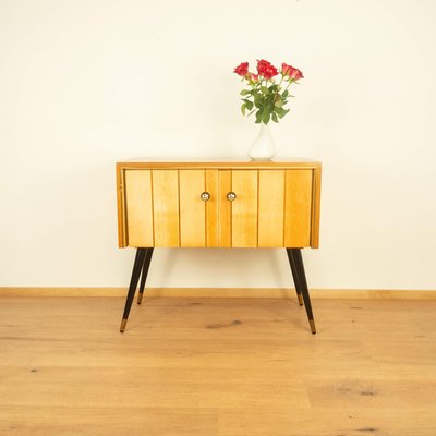 Small Chest of Drawers with Vertical Decorative Stripes, 1960s-PRK-2004536