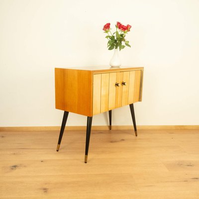 Small Chest of Drawers with Vertical Decorative Stripes, 1960s-PRK-2004536