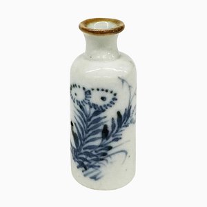 Small Chinese Blue & White Porcelain Vase, Kangxi-UCH-1224793