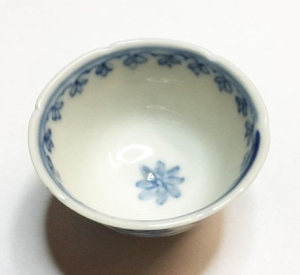 Small Chinese Porcelain Tea Cups With Saucers, Kangxi, Set of 6-UCH-1224791