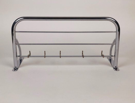 Small Chrome-Plated Coat Rack, Czechoslovakia, 1960s-BAF-763455