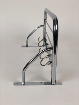 Small Chrome-Plated Coat Rack, Czechoslovakia, 1960s-BAF-763455