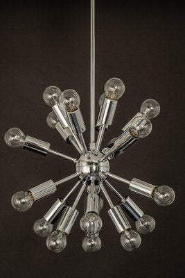 Small Chrome Sputnik Atomium Pendant from Cosack, Germany, 1970s-UGR-1085259