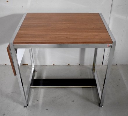 Small Chromed Metal & Formica Desk from DUO, 1970s-RVK-878822