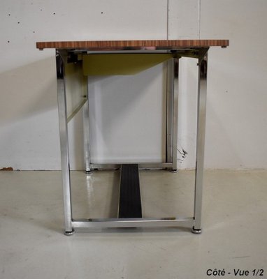 Small Chromed Metal & Formica Desk from DUO, 1970s-RVK-878822