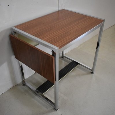 Small Chromed Metal & Formica Desk from DUO, 1970s-RVK-878822